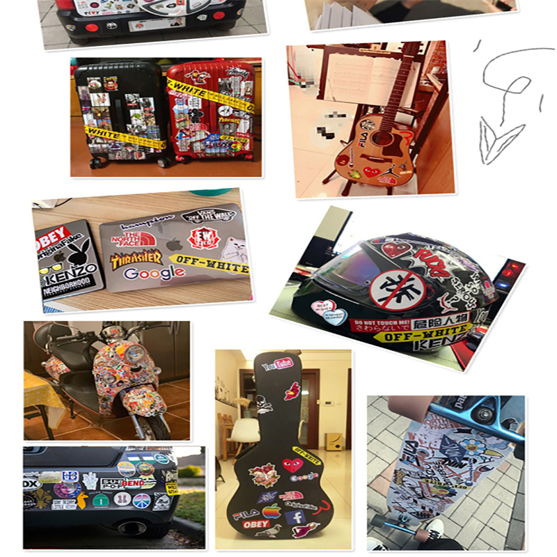 Laptop Of The Car-ibbean Graffiti Stickers DIY Personalized Movies Sticker For Tablet PC Skateboard Luggage Vehicle Home Appliance Waterproof 50 PCS