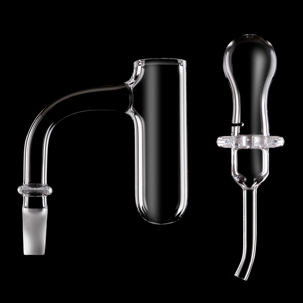 Cold Start hookah Quartz Banger with Carb Cap Male 90 45 Degree OD 20mm Bevel Edge Top Full weld 3mm Thick Na
Cold Start hookah Quartz Banger with Carb Cap Male 90 45 Degree OD 20mm Bevel Edge Top Full weld 3mm Thick Na