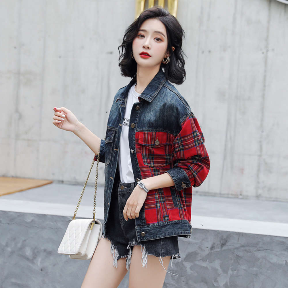 jackets for women Stitching jeans short Harajuku fashion net red versatile spring and Autumn Korean loose
jackets for women Stitching jeans short Harajuku fashion net red versatile spring and Autumn Korean loose