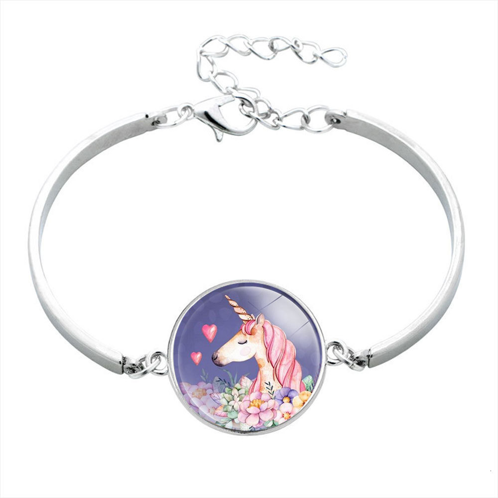 Hand catenary Creative children's accessories cartoon Unicorn time bracelet Jewelry, Golden;silver
Hand catenary Creative children's accessories cartoon Unicorn time bracelet Jewelry, Golden;silver
