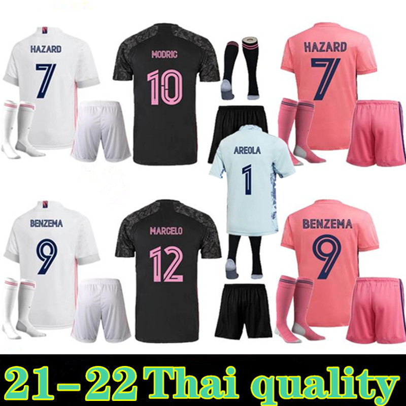 Men Madrid soccer jerseys 20 21 HAZARD SERGIO RAMOS BENZEMA VINICIUS 2021 camiseta football shirt uniforms Adult kit +socks jersey, Black
Men Madrid soccer jerseys 20 21 HAZARD SERGIO RAMOS BENZEMA VINICIUS 2021 camiseta football shirt uniforms Adult kit +socks jersey, Black