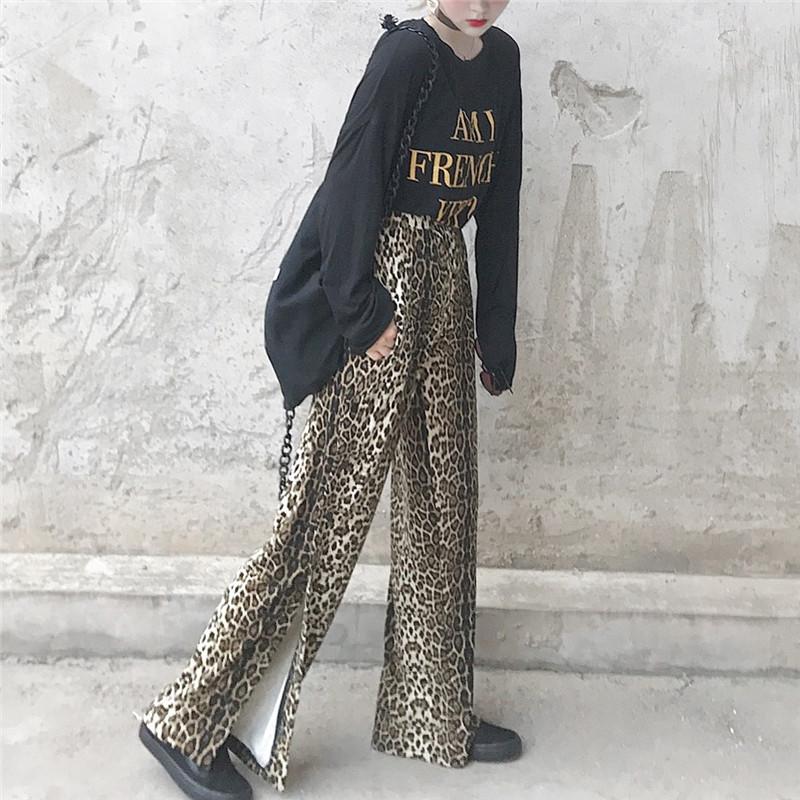 Casual Pants Women Leopard Print Long Loose Summer Harajuku Leisure Trendy Simple Chic Trousers Womens Women's & Capris, Black;white
Casual Pants Women Leopard Print Long Loose Summer Harajuku Leisure Trendy Simple Chic Trousers Womens Women's & Capris, Black;white