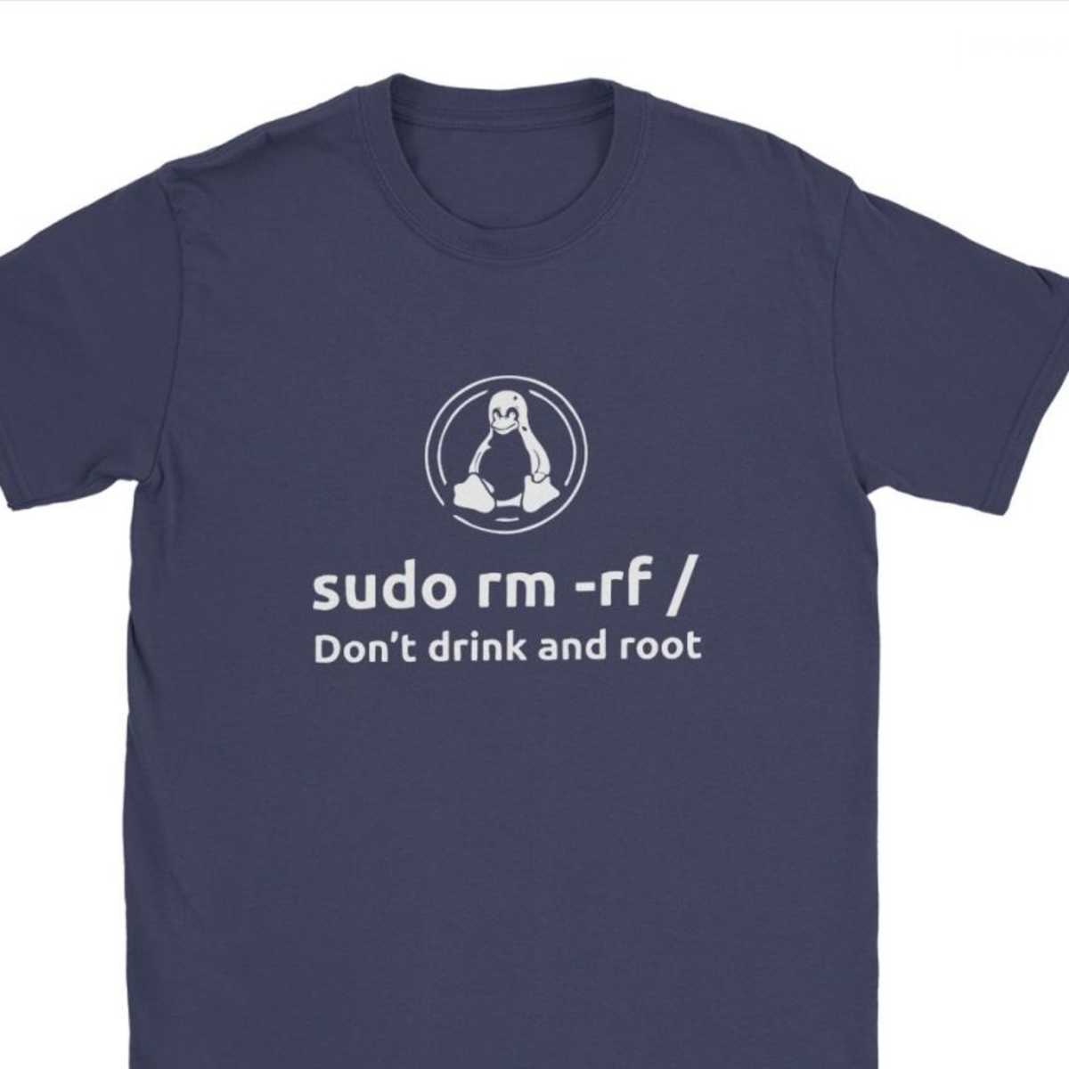 Programmer Programming Coding Coder Men Tops T Shirt Linux Root Sudo Funy Tee Fitness T- Premium Cotton Clothes 210629