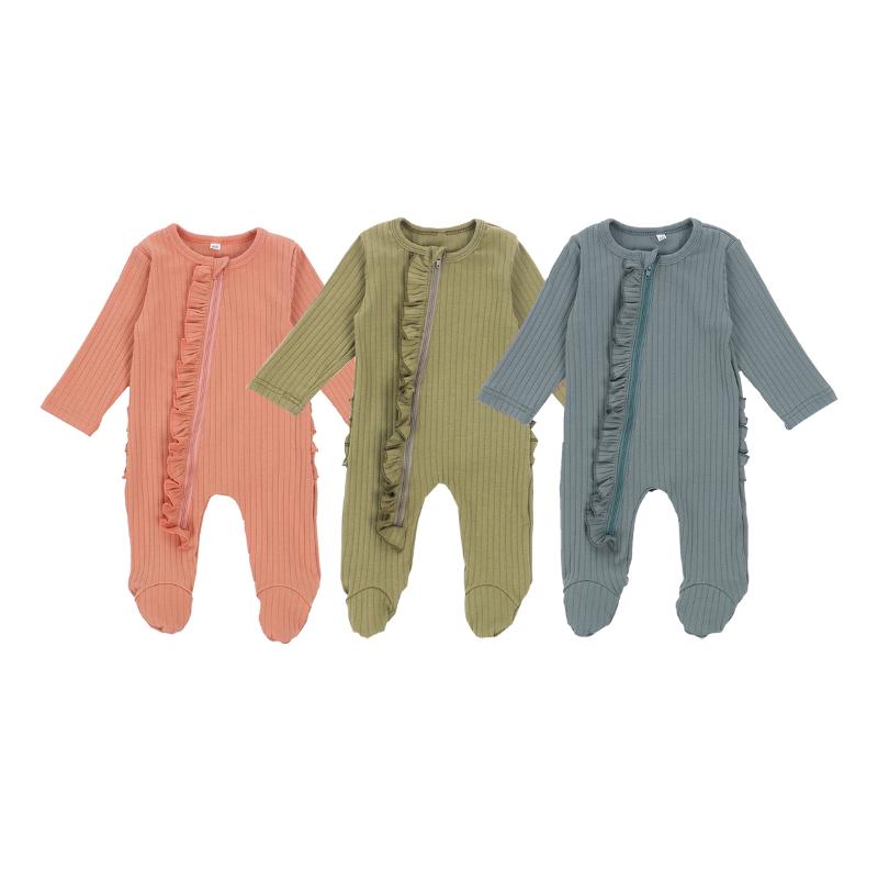 Jumpsuits Infant Boy Girl 0-6M Long Sleeve Jumpsuit Autumn Baby Girls Boys Simple Style Stringy Selvedge Solid Color Footed Sleepwear, Blue
Jumpsuits Infant Boy Girl 0-6M Long Sleeve Jumpsuit Autumn Baby Girls Boys Simple Style Stringy Selvedge Solid Color Footed Sleepwear, Blue