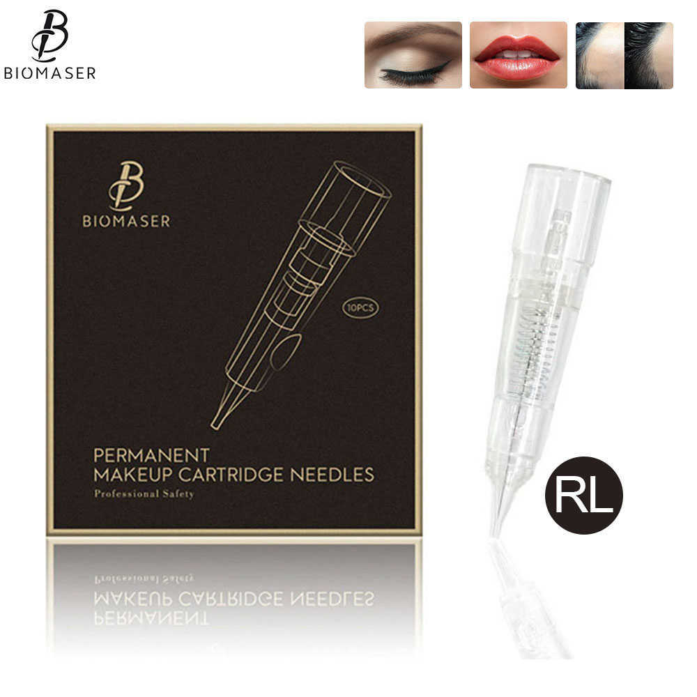 Biomaser Professional Permanent Makeup Cartridge Needles 1R/2R/3RL/5RL Disposable Sterilized Tattoo Pen Machine Needles Tips 210608
Biomaser Professional Permanent Makeup Cartridge Needles 1R/2R/3RL/5RL Disposable Sterilized Tattoo Pen Machine Needles Tips 210608