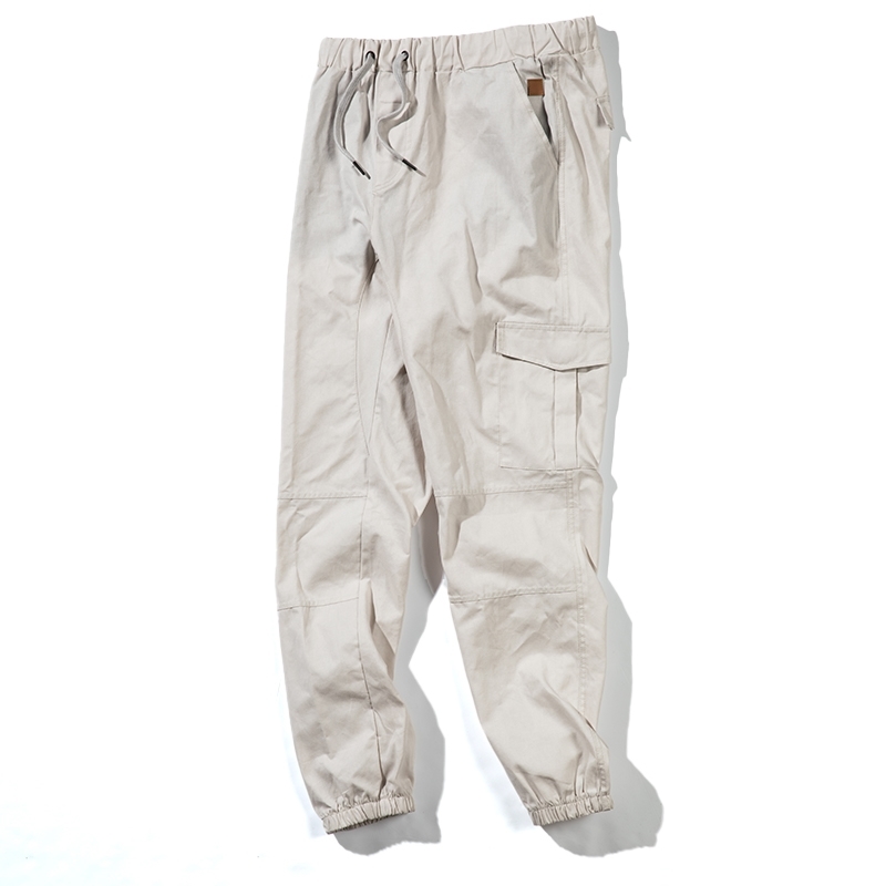 Hip Hop Joggers Cargo Pants Men Harem Casual Multi-Pockets Trousers s Sweatpants Streetwear S-5XL 210810