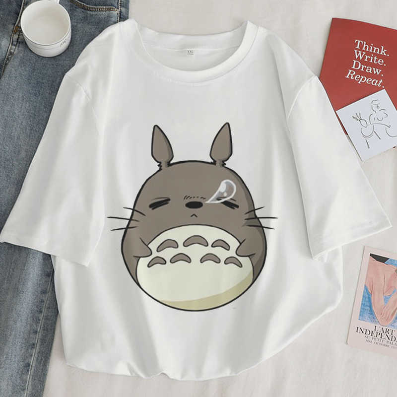 Japan Koi Fish Graphic Print T-shirt Women 2020 New Summer Fashion White Tops Tshirt Harajuku Aesthetic Vintage Female T Shirt X0628