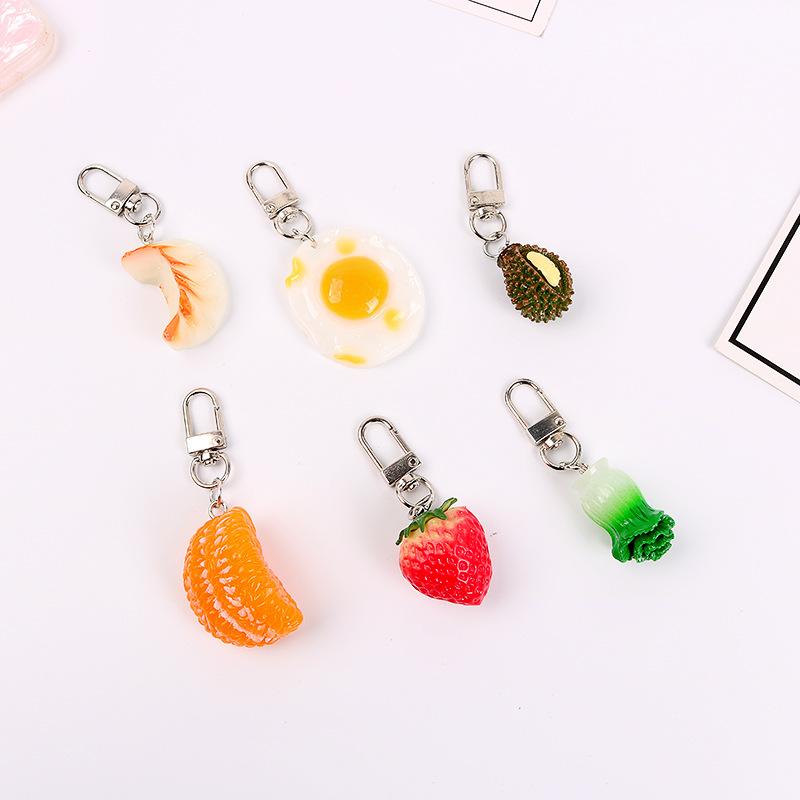 Keychains Creative Personality Simulation Fruit Dumplings Egg Strawberry Bagschoolbag Hanging Ornaments Llaveros Keyring
Keychains Creative Personality Simulation Fruit Dumplings Egg Strawberry Bagschoolbag Hanging Ornaments Llaveros Keyring