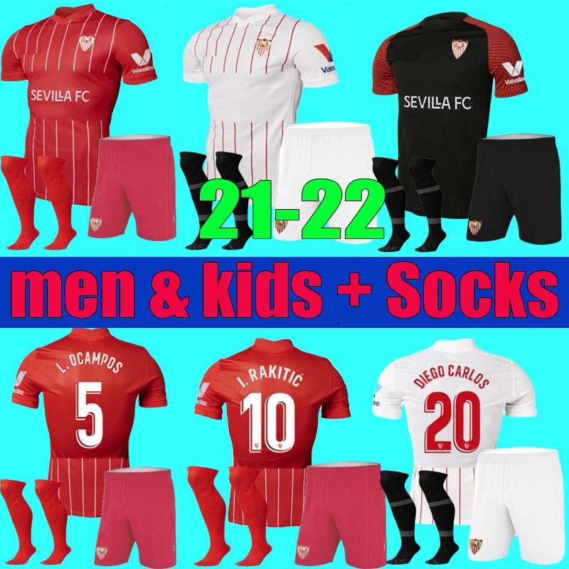 Men Kids 2021 2022 Sevilla FC soccer jersey set 21 22 PAPU GOMEZ I.RAKITIC L.OCAMPOS DE JONG J.NAVAS SUSO MUNIR Y.EN-NESYRI Kits football shirts uniform, 21 22 3rd
Men Kids 2021 2022 Sevilla FC soccer jersey set 21 22 PAPU GOMEZ I.RAKITIC L.OCAMPOS DE JONG J.NAVAS SUSO MUNIR Y.EN-NESYRI Kits football shirts uniform, 21 22 3rd