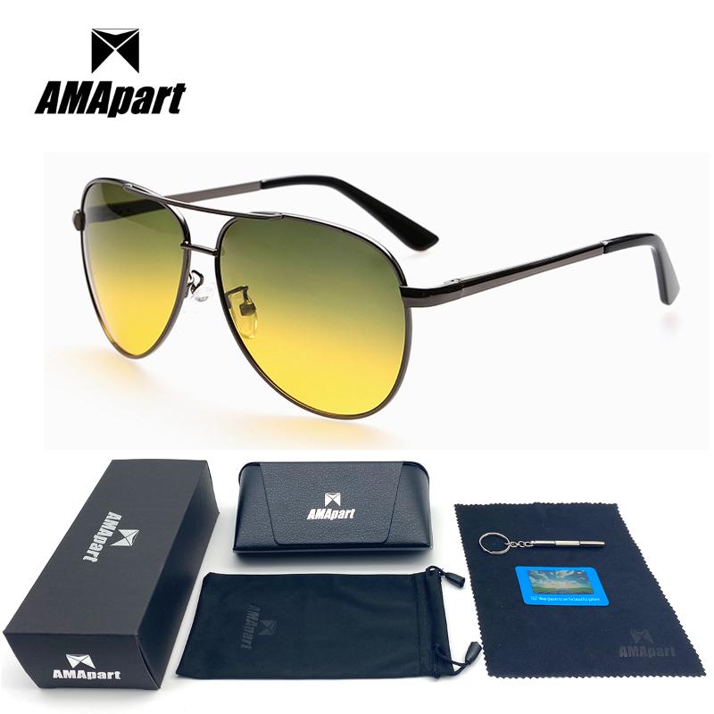 Sunglasses AMApart High Quality Day And NightPolarized For Men Driving Fishing Sports Outdoors UV400 Protection Anti-Glare, White;black
Sunglasses AMApart High Quality Day And NightPolarized For Men Driving Fishing Sports Outdoors UV400 Protection Anti-Glare, White;black