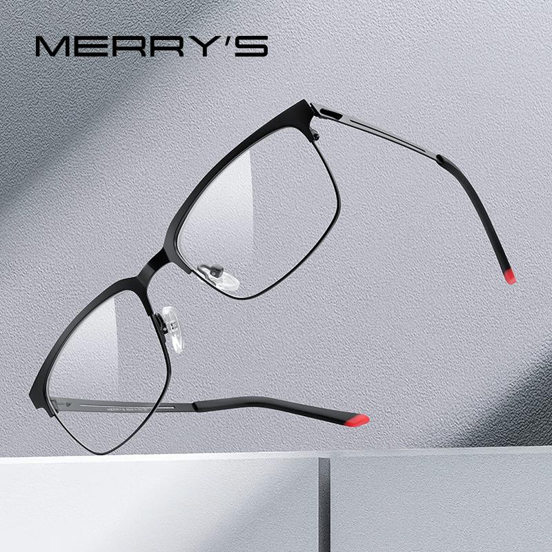 Fashion Sunglasses Frames MERRYS DESIGN Classic Men Titanium Alloy Optical Glasses Luxury Ultralight Square Myopia Prescription Eyeglasses S
Fashion Sunglasses Frames MERRYS DESIGN Classic Men Titanium Alloy Optical Glasses Luxury Ultralight Square Myopia Prescription Eyeglasses S