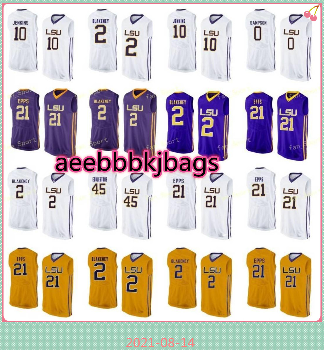 NCAA College LSU Tigers Basketball Jersey 11 Kavell Bigby-Williams 13 Will Reese 20 Danya Kingsby 22 Darius Days 44 Wayde Sims Custom Stitched, As
NCAA College LSU Tigers Basketball Jersey 11 Kavell Bigby-Williams 13 Will Reese 20 Danya Kingsby 22 Darius Days 44 Wayde Sims Custom Stitched, As