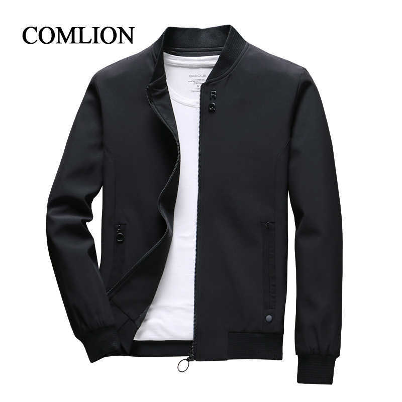 Spring Autumn Jackets Men' New Casual Solid Fashion Streetwear WinterThick Zipper Jackets Mens Jaqueta Slim Fit Outwear HY12 X0621, Black 
Spring Autumn Jackets Men' New Casual Solid Fashion Streetwear WinterThick Zipper Jackets Mens Jaqueta Slim Fit Outwear HY12 X0621, Black