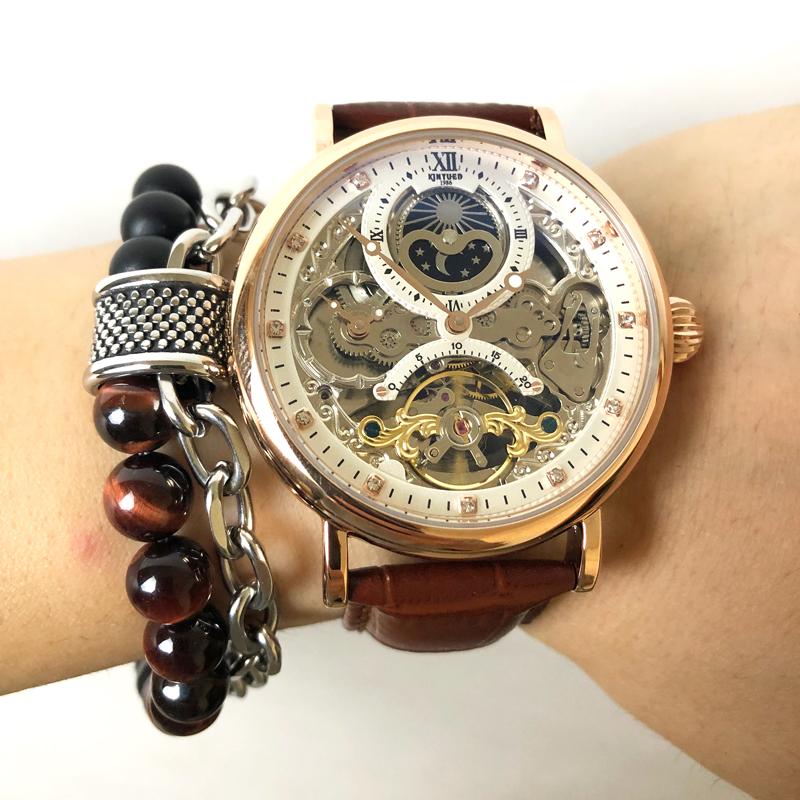 Mechanical Watches Automatic Gear Movement Royal Design 2021 Top Unique Men Skeleton Wrist Watch Wristwatches, Brown
Mechanical Watches Automatic Gear Movement Royal Design 2021 Top Unique Men Skeleton Wrist Watch Wristwatches, Brown
