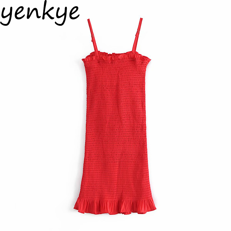 Summer Women Vintage Solid Sexy Sling Elastic Dress Female Sleeveless Bodycon Mini Night Out Vestido 210430
