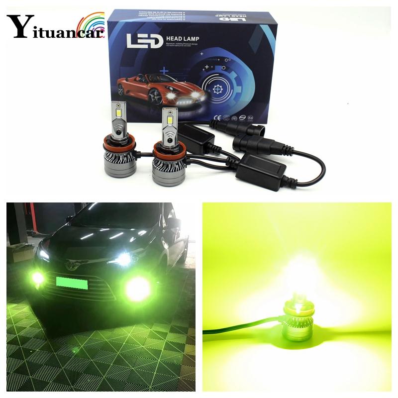 Car Headlights Yituancar 2Pcs/Set LED Headlight Bulbs Lemon Yellow Source Styling DC12V 30W H11 High Power Auto Front Fog Light With Fans
Car Headlights Yituancar 2Pcs/Set LED Headlight Bulbs Lemon Yellow Source Styling DC12V 30W H11 High Power Auto Front Fog Light With Fans