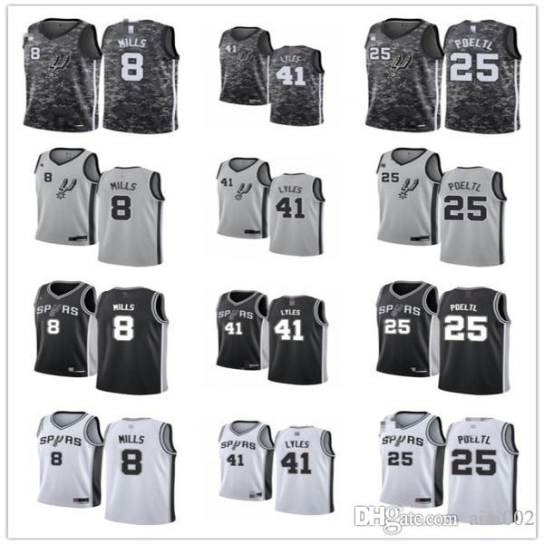 Mens Womens Youth San Antonio Spurs 8 Patty Mills 41 Trey Lyles 25 Jakob Poeltl black white Gray custom Basketball Jerseys, Colour
Mens Womens Youth San Antonio Spurs 8 Patty Mills 41 Trey Lyles 25 Jakob Poeltl black white Gray custom Basketball Jerseys, Colour