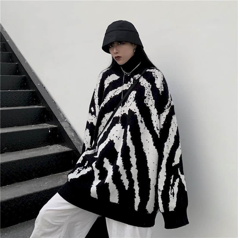 women's sweaters spring autumn for women plus size long sleeve oversize korean clothes vintage harajuku turtleneck print a8cx, White;black
women's sweaters spring autumn for women plus size long sleeve oversize korean clothes vintage harajuku turtleneck print a8cx, White;black