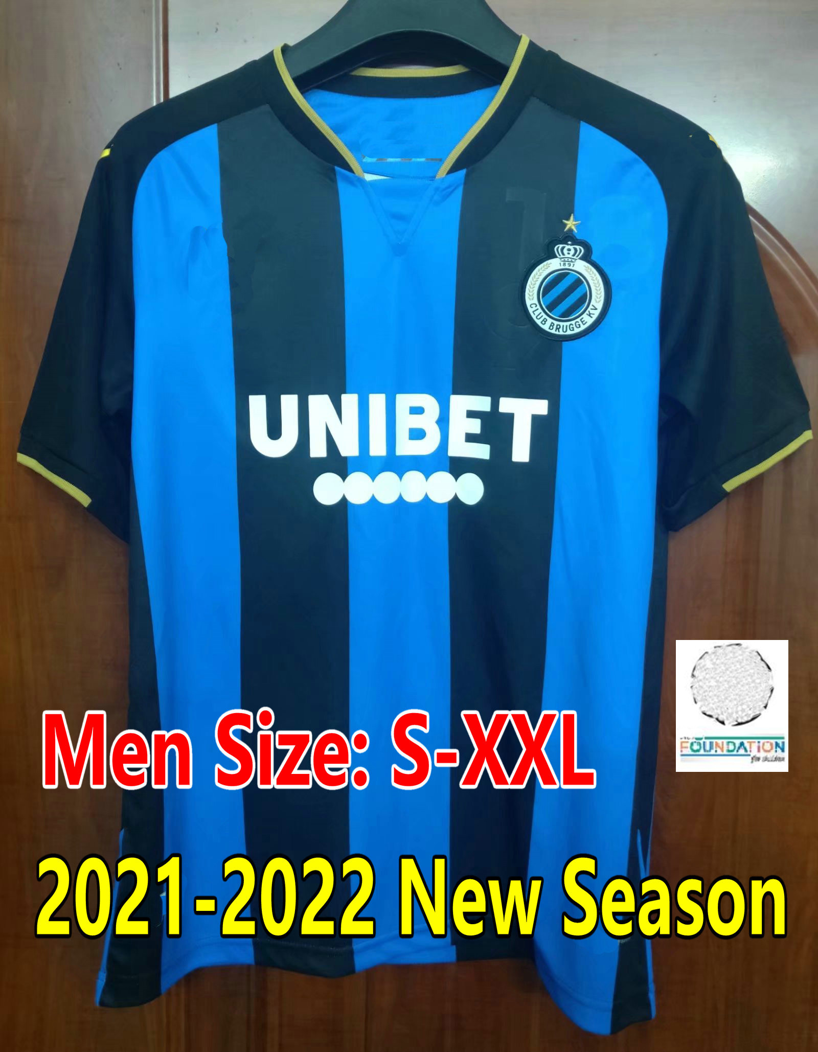21 22 Club Brugge KV Soccer Jerseys R.LUKAKU DE BRUYNE TIELEMANS HAZARD 2021 2022 Bruges VORMER VANAKEN DIATTA Football shirt Jersey Uniform, Black;yellow
21 22 Club Brugge KV Soccer Jerseys R.LUKAKU DE BRUYNE TIELEMANS HAZARD 2021 2022 Bruges VORMER VANAKEN DIATTA Football shirt Jersey Uniform, Black;yellow