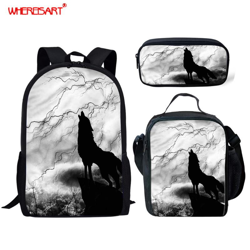 School Bags WHEREISART 3Pcs/Set High Bag For Teenager Boys Kids Quality Backpack Cool Wolf Animal Accessories 2021
School Bags WHEREISART 3Pcs/Set High Bag For Teenager Boys Kids Quality Backpack Cool Wolf Animal Accessories 2021