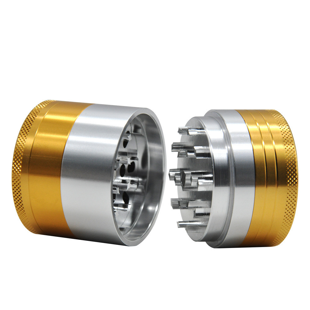 Aviation aluminum Grinders Smoking Accessories 50MM five layer new classic convex tooth smoke herb crusher
Aviation aluminum Grinders Smoking Accessories 50MM five layer new classic convex tooth smoke herb crusher