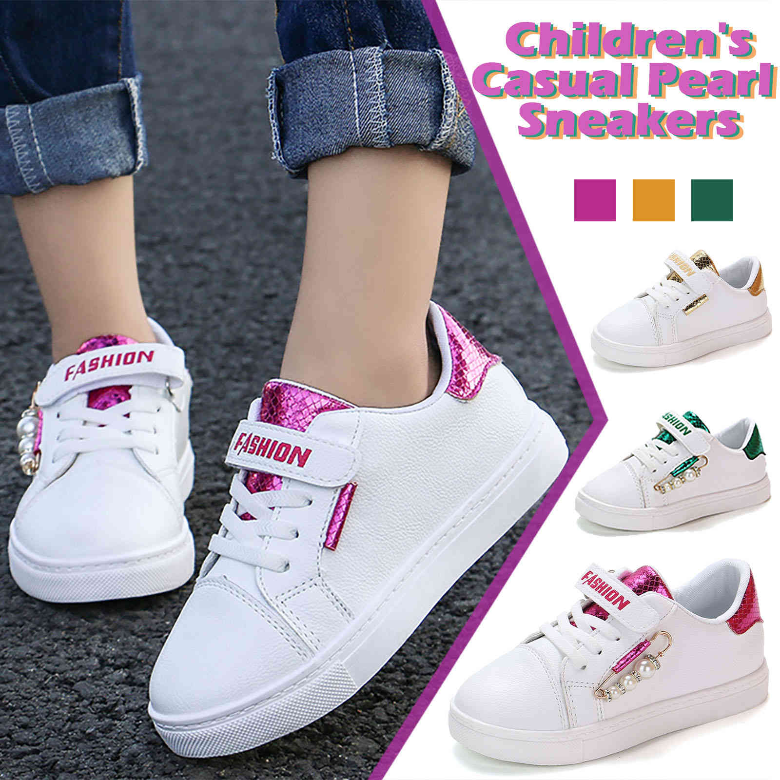 Children Sneakers Girls Princess Boys Sports Running Shoes Casual Breathable Kids White Pearl Soft Sneaker Tenis Infantil 94, Black
Children Sneakers Girls Princess Boys Sports Running Shoes Casual Breathable Kids White Pearl Soft Sneaker Tenis Infantil 94, Black