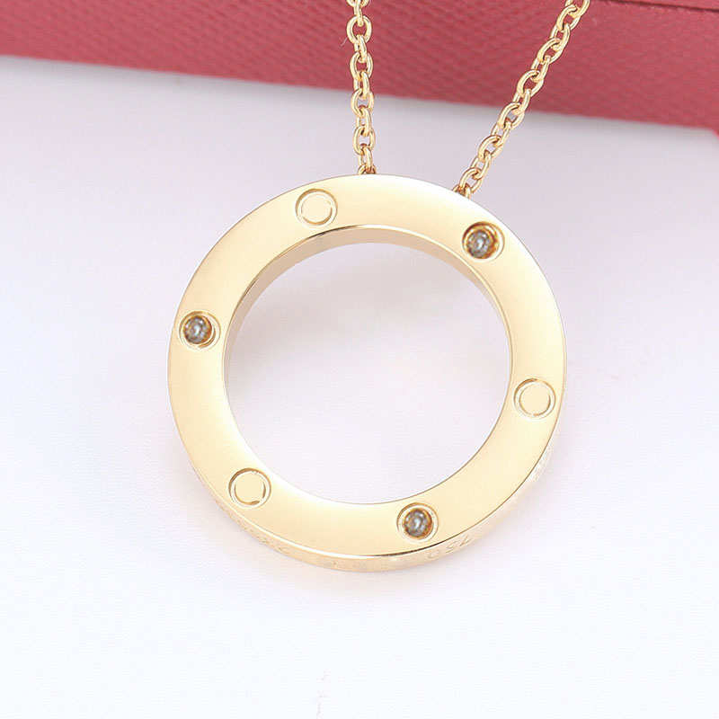 luxury round Necklaces women pendants stainless steel couple fashion jewelry on the neck Christmas Valentine Day Gifts for Girlfriend wholesale
luxury round Necklaces women pendants stainless steel couple fashion jewelry on the neck Christmas Valentine Day Gifts for Girlfriend wholesale