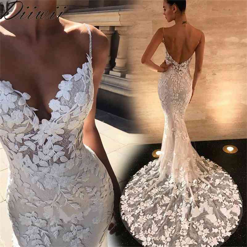 Diiwii Woman Dress V-Neck Sling Sleeveless Long Wedding Party Sexy Backless Lace Flower Floor-Length Female 210630, White
Diiwii Woman Dress V-Neck Sling Sleeveless Long Wedding Party Sexy Backless Lace Flower Floor-Length Female 210630, White