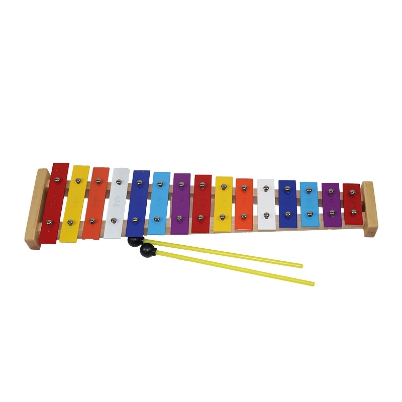 Orff musical color 15 tone aluminum plate piano solid wood base percussion instrument children's toy
Orff musical color 15 tone aluminum plate piano solid wood base percussion instrument children's toy