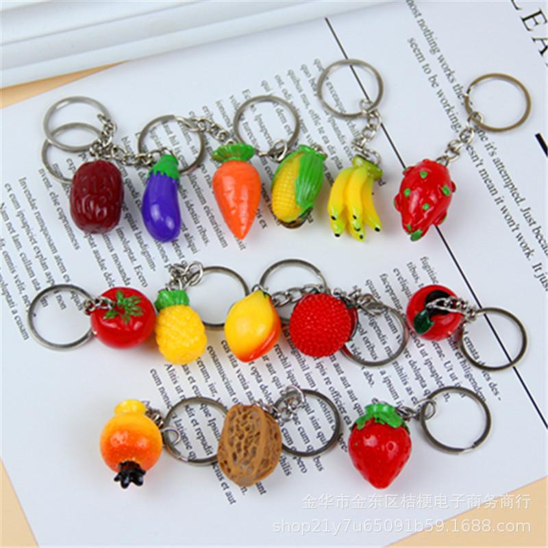 Keychains Creative Simulation Food Fruit Keychain Grape Strawberry Pomegranate Watermelon Car Charms Jewelry
Keychains Creative Simulation Food Fruit Keychain Grape Strawberry Pomegranate Watermelon Car Charms Jewelry