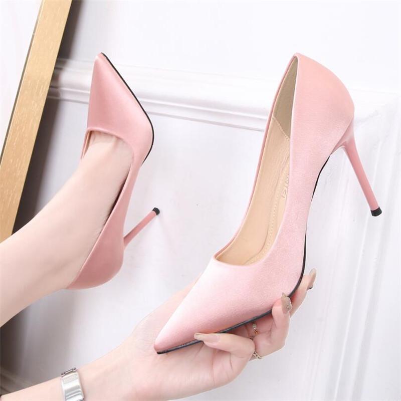 Women 9.5cm High Heels Super Pumps Lady Wedding Green Red Blue Female Scarpins Valentine Bridal Shoes Large Size 46 Dress
Women 9.5cm High Heels Super Pumps Lady Wedding Green Red Blue Female Scarpins Valentine Bridal Shoes Large Size 46 Dress