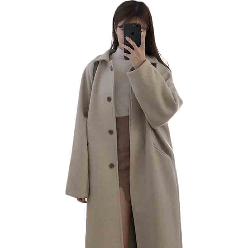 women's wool & blends suoifun long female wool jacket, coat with solid color, korean fashion for autumn and winter zeu7, Black
women's wool & blends suoifun long female wool jacket, coat with solid color, korean fashion for autumn and winter zeu7, Black