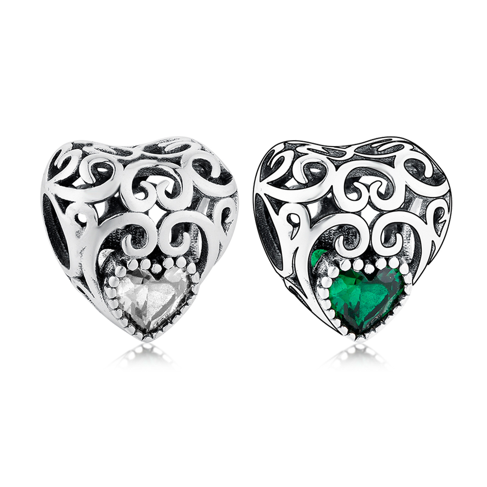 Fit Original Pandora Charm Bracelet Authentic 925 Silver Openwork Green Clear Birth Stone May April Bead For Making Women Berloque DIY, Black
Fit Original Pandora Charm Bracelet Authentic 925 Silver Openwork Green Clear Birth Stone May April Bead For Making Women Berloque DIY, Black