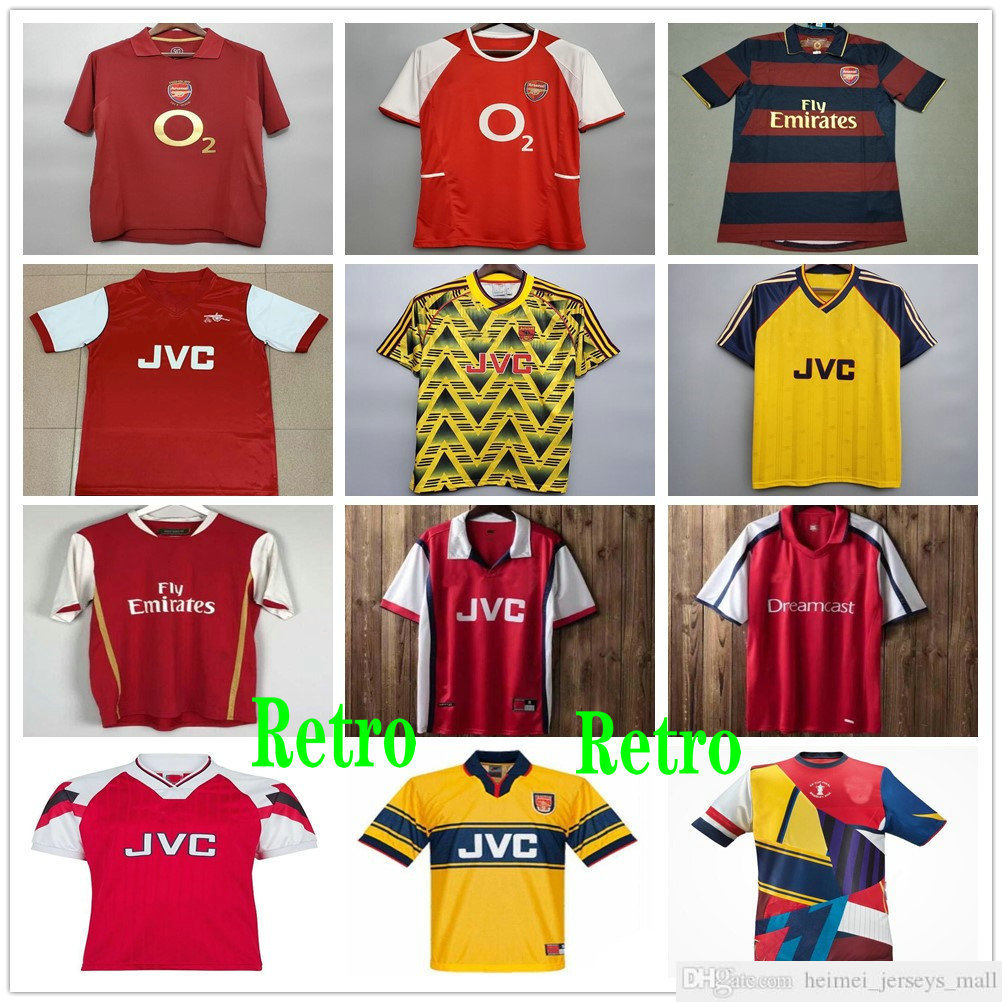 Retro Arsen HENRY Soccer Jerseys 00 02 04 05 06 Vintage PIRES 07 08 98 99 BERGKAMP Rosicky REYES 20th Anniversary 88 89 2014 football shirt, 98 99 sl
Retro Arsen HENRY Soccer Jerseys 00 02 04 05 06 Vintage PIRES 07 08 98 99 BERGKAMP Rosicky REYES 20th Anniversary 88 89 2014 football shirt, 98 99 sl