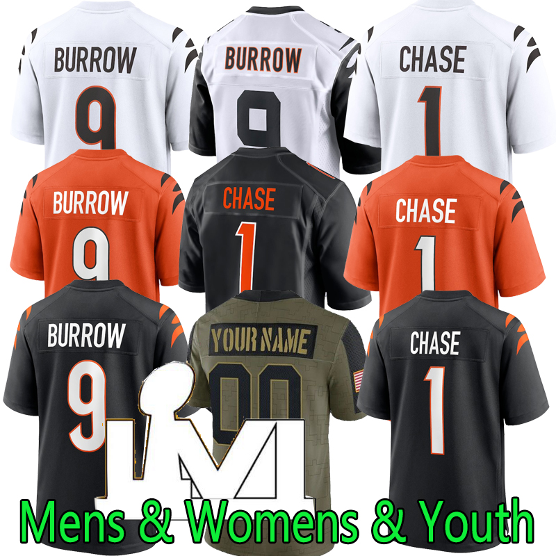 9 Joe Burrow 1 JaMarr Chase Tee Higgins Football Jersey Joe Mixon Sam Hubbard Trey Hendrickson Jessie Bates III Tyler Boyd Logan Wilson C.J. Uzomah Men Women Youth Jersey, Youth red s-xl
9 Joe Burrow 1 JaMarr Chase Tee Higgins Football Jersey Joe Mixon Sam Hubbard Trey Hendrickson Jessie Bates III Tyler Boyd Logan Wilson C.J. Uzomah Men Women Youth Jersey, Youth red s-xl