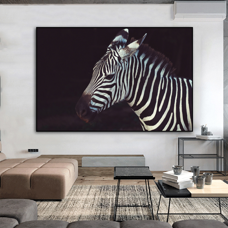 Zebra Pictures Animal Posters And Prints Canvas Painting Wall Art For Living Room Modern Home Decoration NO FRAME