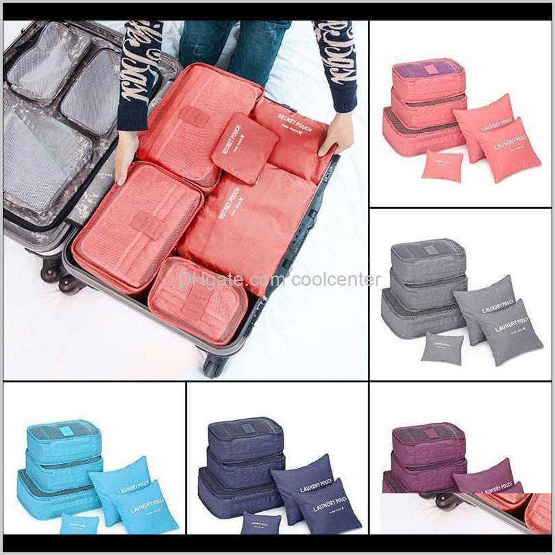 Housekeeping Organization Home & Garden Drop Delivery 2021 6Pcs Waterproof Travel Storage Bags Bag Clothes Packing Cube Lage Organizer Pouch
Housekeeping Organization Home & Garden Drop Delivery 2021 6Pcs Waterproof Travel Storage Bags Bag Clothes Packing Cube Lage Organizer Pouch