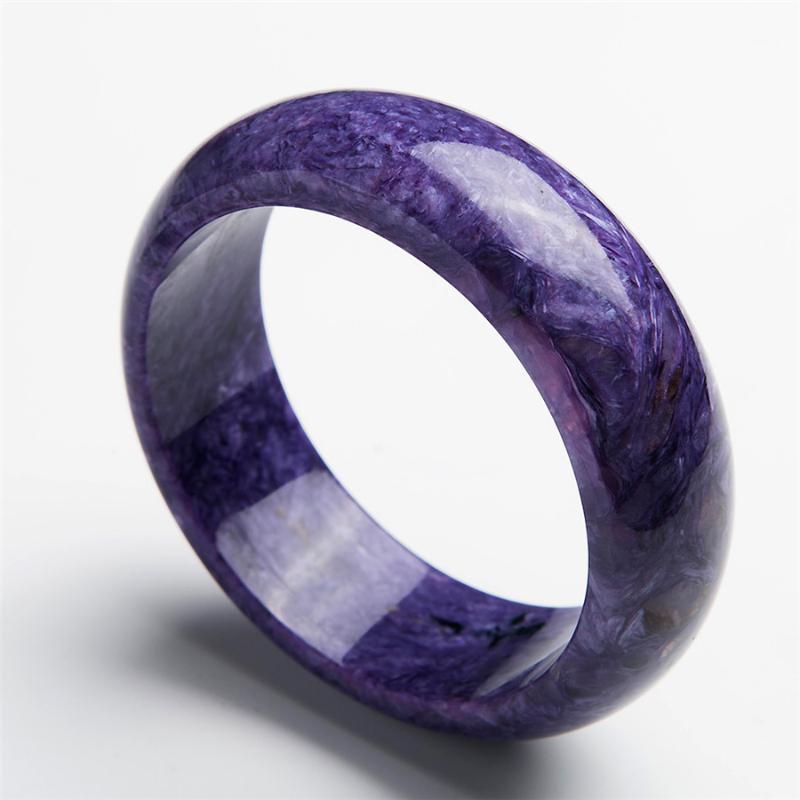 Inner Diameter 62mm Purple Round Charm Bracelet Bangles Women Mother's Gift Genuine Charoite Natural Stone Bangle Just One
Inner Diameter 62mm Purple Round Charm Bracelet Bangles Women Mother's Gift Genuine Charoite Natural Stone Bangle Just One