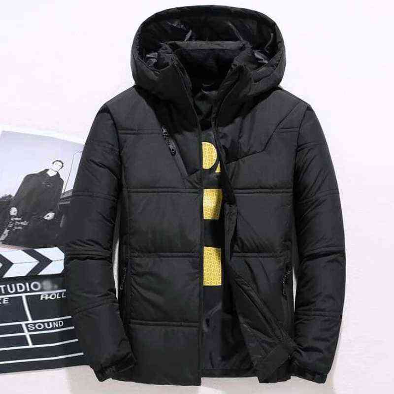 Winter Down Jacket Men High Quality Thick Thermal Coats Snow Hooded Warm Parka Mens Fashion Outwear White Duck Down Jackets Y1103, Black
Winter Down Jacket Men High Quality Thick Thermal Coats Snow Hooded Warm Parka Mens Fashion Outwear White Duck Down Jackets Y1103, Black