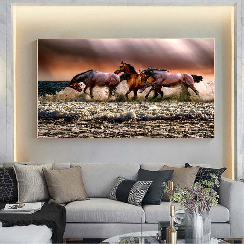 Large Size Animal Painting Wall Art Running Brown Horse Poster HD Print For Living Room Study Decoration Picture No Frame
Large Size Animal Painting Wall Art Running Brown Horse Poster HD Print For Living Room Study Decoration Picture No Frame