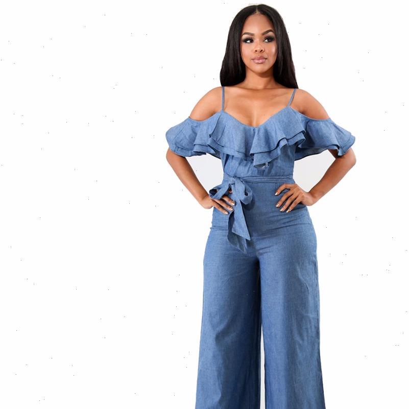 stylish women denim womens rompers long strap ruffles wide leg pants ladies solid jeans bodysuit combinaison femme y052, Black;white
stylish women denim womens rompers long strap ruffles wide leg pants ladies solid jeans bodysuit combinaison femme y052, Black;white