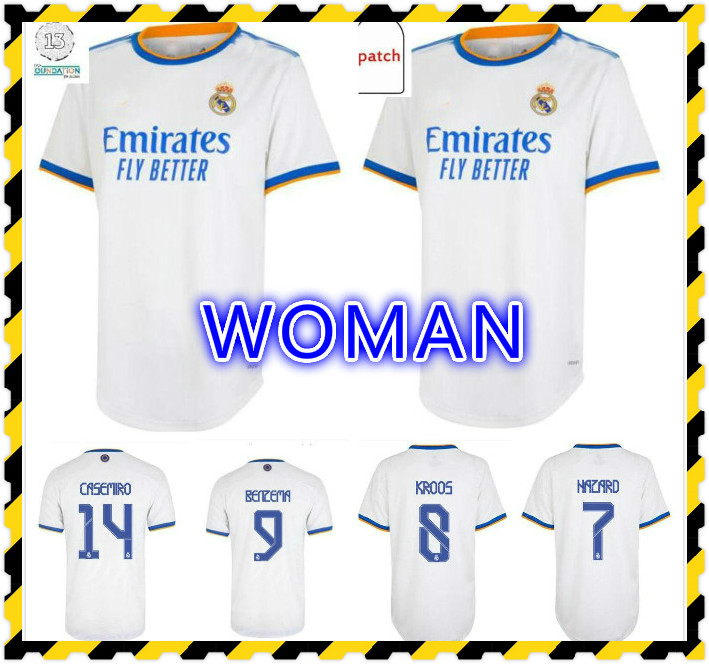 2021 2022 Real Madrid BENZEMA Women Jerseys home female camiseta ODEGAARD ASENSIO maillot HAZARD 21 22 girl football shirt, Black;yellow
2021 2022 Real Madrid BENZEMA Women Jerseys home female camiseta ODEGAARD ASENSIO maillot HAZARD 21 22 girl football shirt, Black;yellow