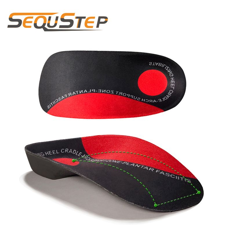 

Hard Orthopedic Insoles 3.5cm Arch Support Orthotic Heel Pad Half Length Plantar Fasciitis Insole For Flat Feet