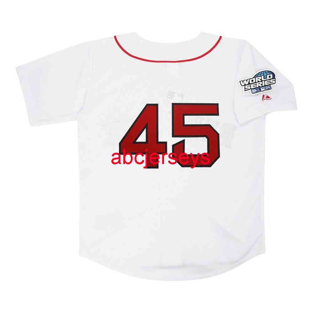 Custom sewing Pedro Martinez 2004 Home White World Series Jersey Men Women Youth Kids Baseball Jersey -6XL
Custom sewing Pedro Martinez 2004 Home White World Series Jersey Men Women Youth Kids Baseball Jersey -6XL