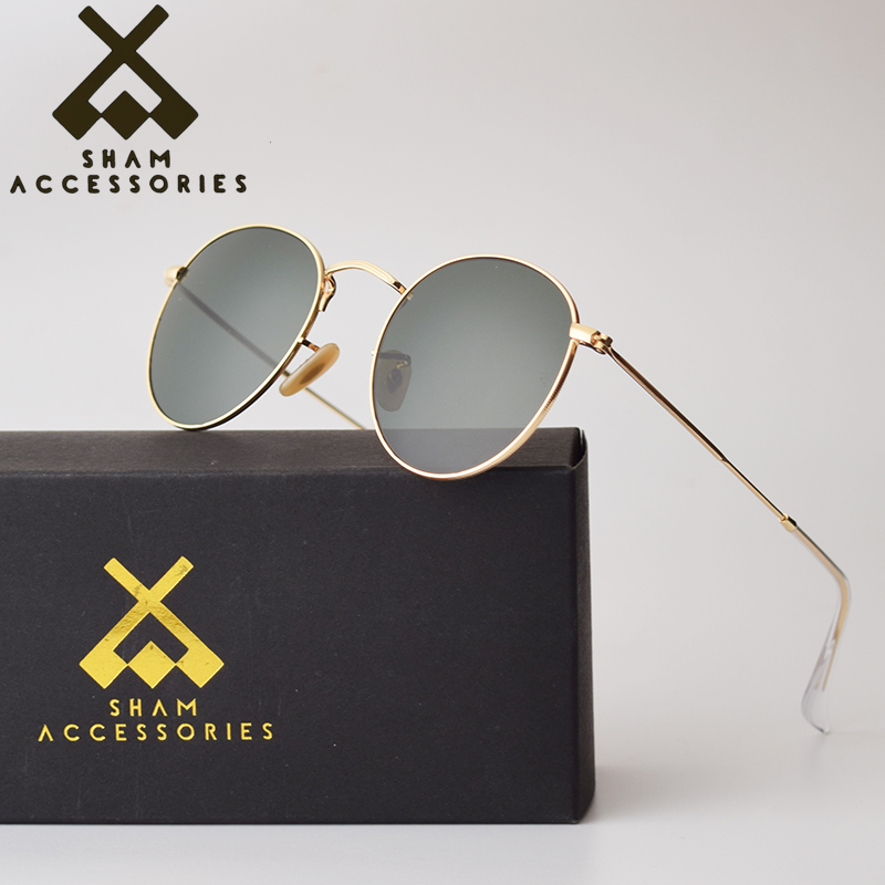 Glass lens retro round metal Sunglasses women mens Sunglasses Men Women Luxury ladies retro driving sun glasses gafas
Glass lens retro round metal Sunglasses women mens Sunglasses Men Women Luxury ladies retro driving sun glasses gafas