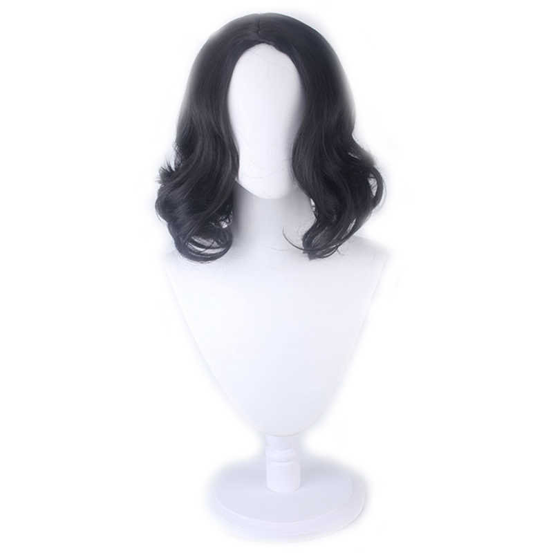 Severus Snape Black Short Curly Style Cosplay Wig Professor Snape Wig Halloween Party Role Play Costumes Wigs+ Wig Cap, 151
Severus Snape Black Short Curly Style Cosplay Wig Professor Snape Wig Halloween Party Role Play Costumes Wigs+ Wig Cap, 151