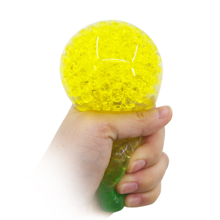 Squishy Banana Fidget Toy Water Beads Squish Ball Anti Stress Venting Balls Funny Squeeze Toys Stress Relief Decompression Toys Anxiety Reliever