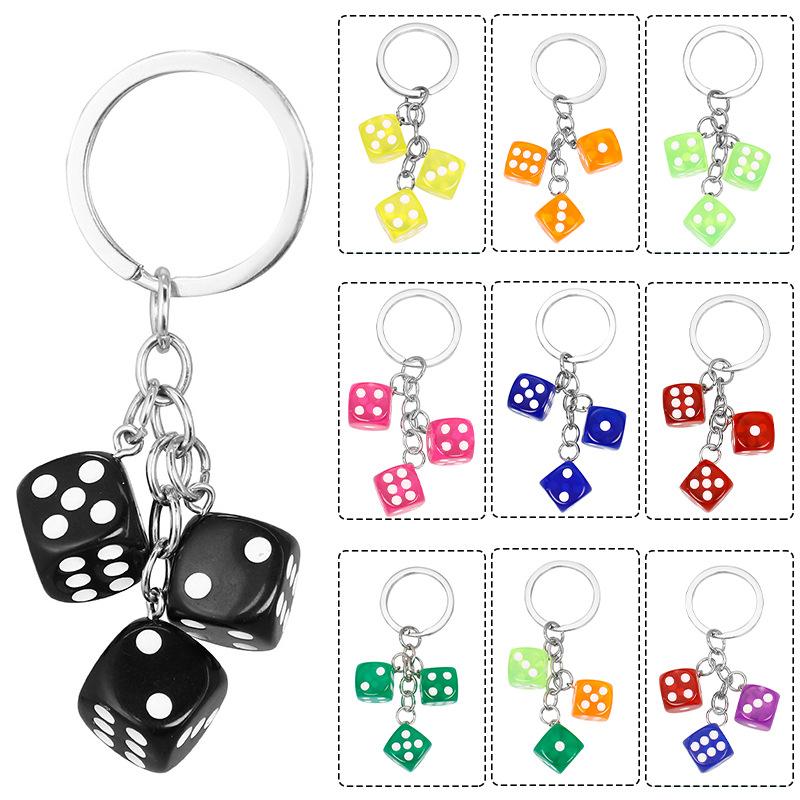 Keychains Fashion Lucky Dice Keychain For Men Personality Cute Bag Pendant Accessories Car Key Ring Chain Couple Gift Jewelry Trinkets
Keychains Fashion Lucky Dice Keychain For Men Personality Cute Bag Pendant Accessories Car Key Ring Chain Couple Gift Jewelry Trinkets