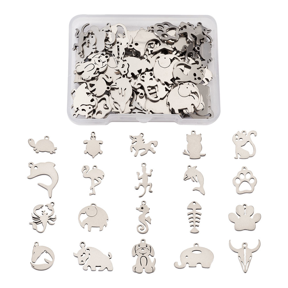 1Box Mixed Animal/12 Constellations Shape Stainless Steel Pendants Charm for DIY Necklace Bracelet Earring Dangle Jewelry Making
1Box Mixed Animal/12 Constellations Shape Stainless Steel Pendants Charm for DIY Necklace Bracelet Earring Dangle Jewelry Making