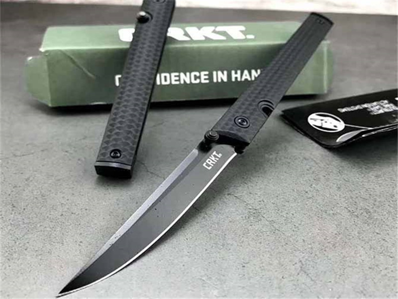 High Quality CRK-T CEO II Folding Knife Satin Plain Blade Black GRN Handles Pocket Knives Rescue Utility EDC Tools
High Quality CRK-T CEO II Folding Knife Satin Plain Blade Black GRN Handles Pocket Knives Rescue Utility EDC Tools